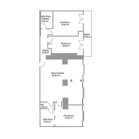 Rouge Canneberge -8 Personnes- 84m2 Vue Degagee Setaz